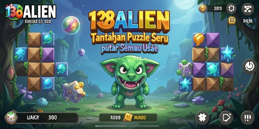 Tampilan gameplay 138ALIEN dengan tantangan puzzle menarik.