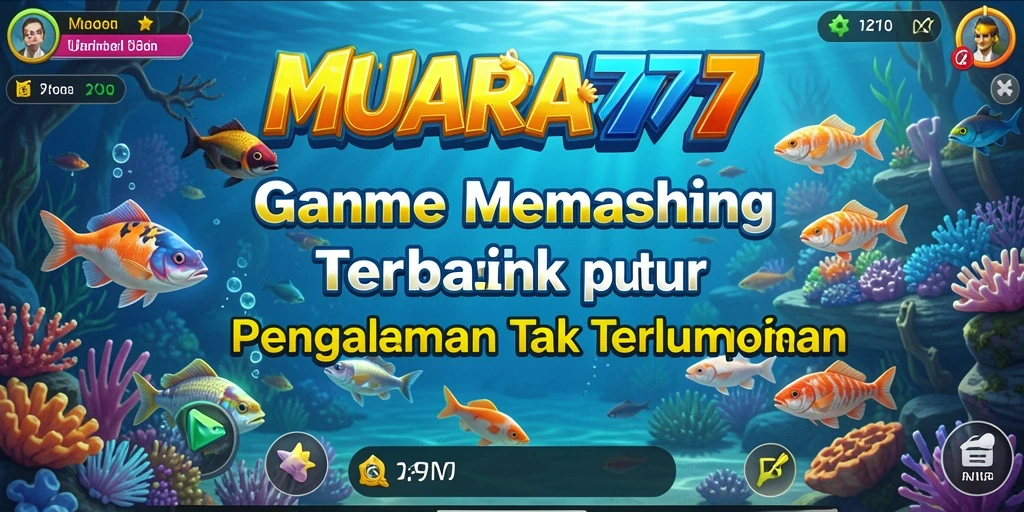 Screenshot utama MUARA777 menampilkan aksi memancing yang seru dan grafis menawan.