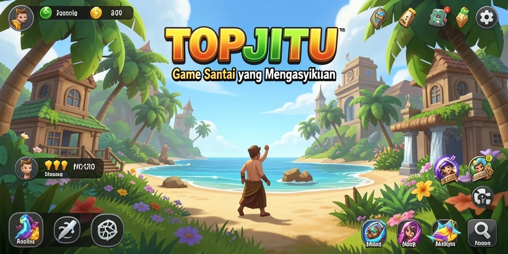Screenshot gameplay TOPJITU yang seru dan mengasyikkan.