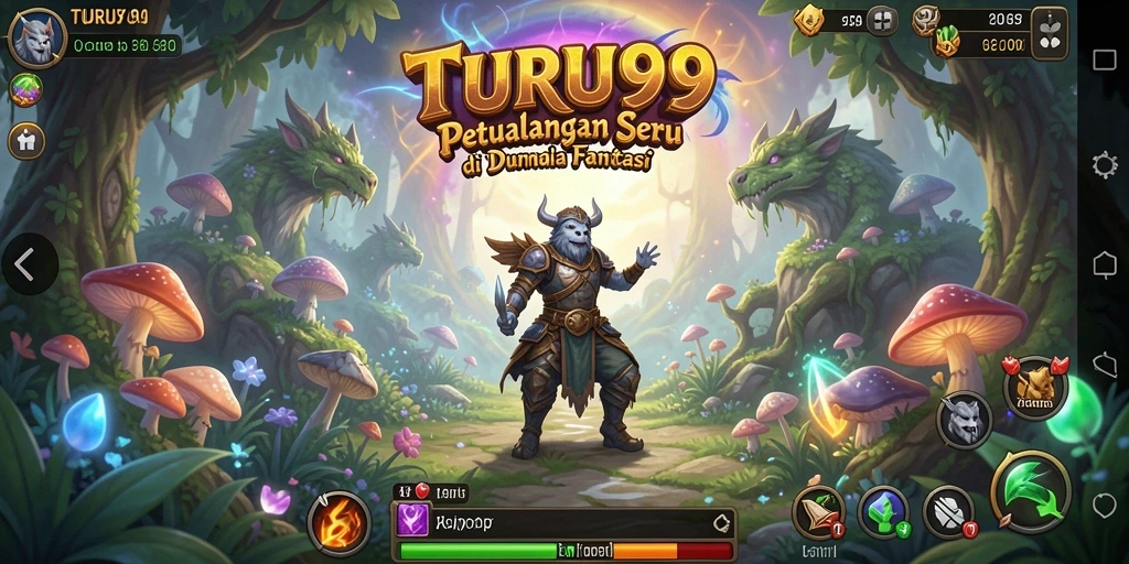 Gambar menakjubkan dari gameplay <strong>TURU99</strong> yang penuh petualangan.
